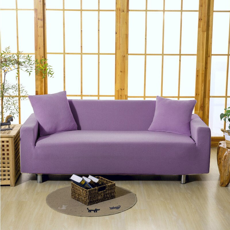 Solid Color Furniture Protector Cover For Living Room