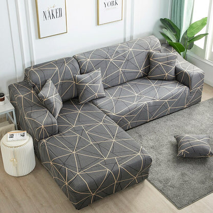 Geometry Elastic Stretch Sofa Covers