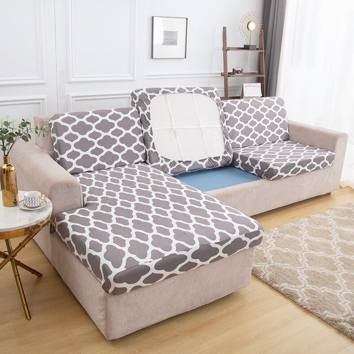 Stretch Cushion Covers Printed Sofa Seat Cover