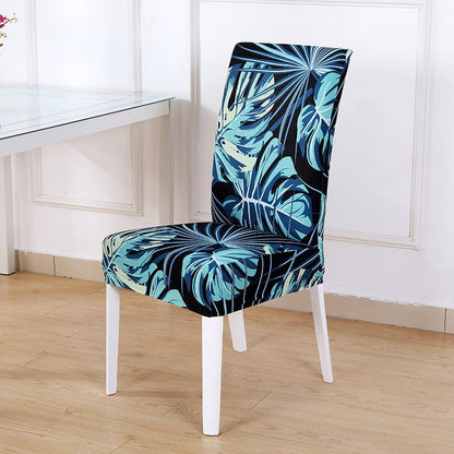 Printed Pattern Chair Cover For Dining Room