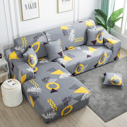 Geometry Elastic Stretch Sofa Covers