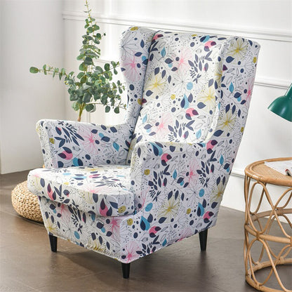 Printed Armchair Elastic Slipcover