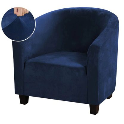 Velvet Club Chair Covers For Armchairs