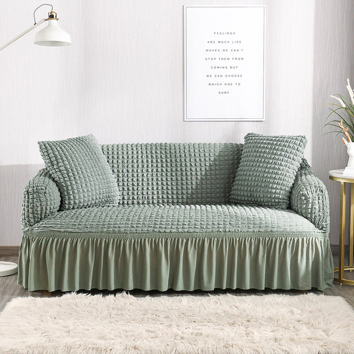 Striped Printed Stretch Sofa Cover For Living Room
