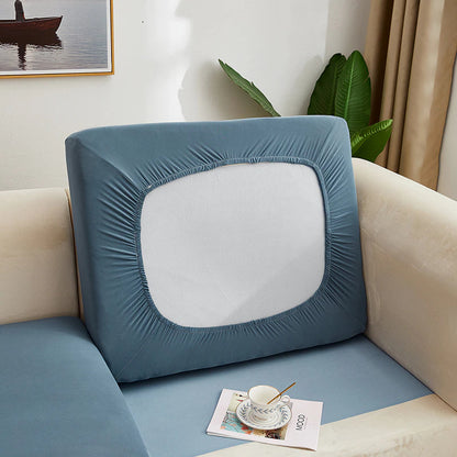 Plain Color Stretch Sofa Seat Cushion Cover