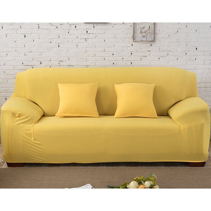 Elastic Plain Solid Sofa Cover