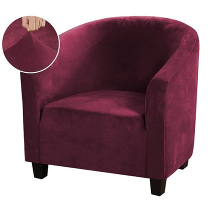 Velvet Club Chair Covers For Armchairs