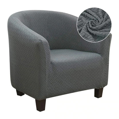 Knitted Jacquard Fabric Chair Slipcover