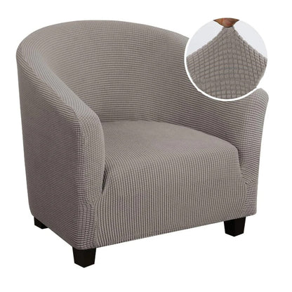 Knitted Jacquard Fabric Chair Slipcover