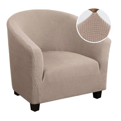 Knitted Jacquard Fabric Chair Slipcover