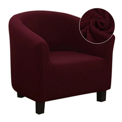 Knitted Jacquard Fabric Chair Slipcover