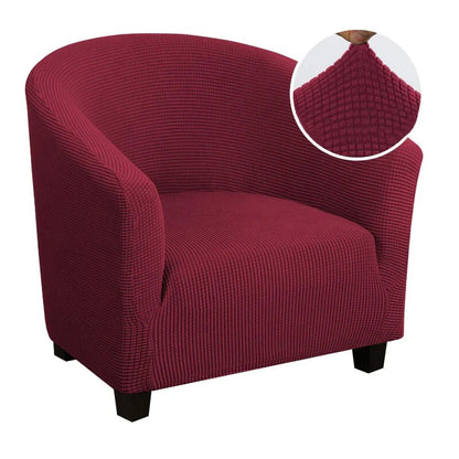 Knitted Jacquard Fabric Chair Slipcover