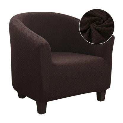 Knitted Jacquard Fabric Chair Slipcover