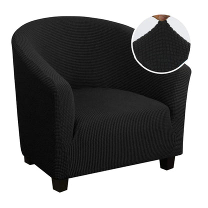 Knitted Jacquard Fabric Chair Slipcover