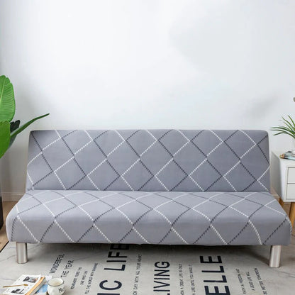 Big Elastic Armless Sofa Bed Cover