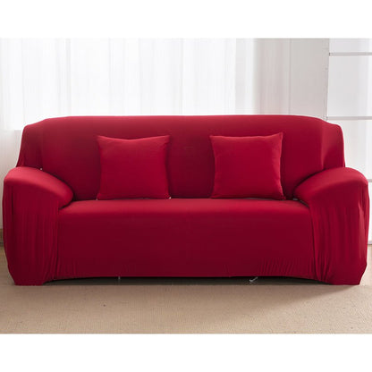 Elastic Plain Solid Sofa Cover