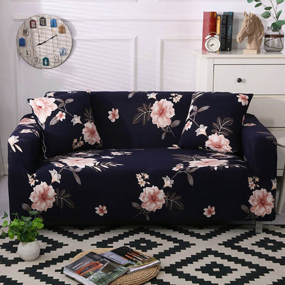 Stretch Elastic Floral Printed Sofa Covers For Living Room