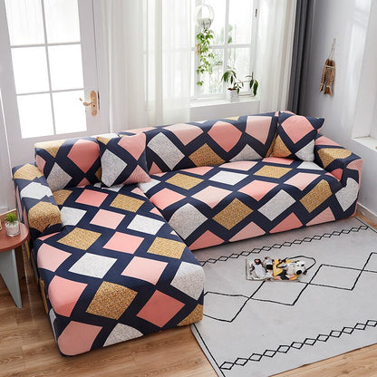 Geometry Elastic Stretch Sofa Covers