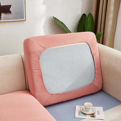 Plain Color Stretch Sofa Seat Cushion Cover