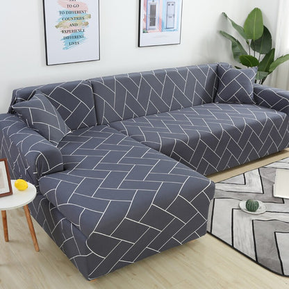 Elastic Plaid Sofa Covers for Living Room