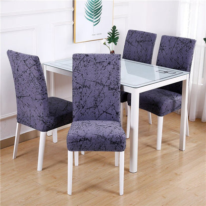 Printed Dining Elastic Chair Cover