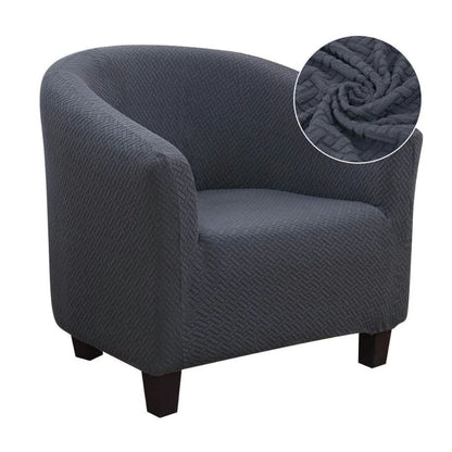 Knitted Jacquard Fabric Chair Slipcover