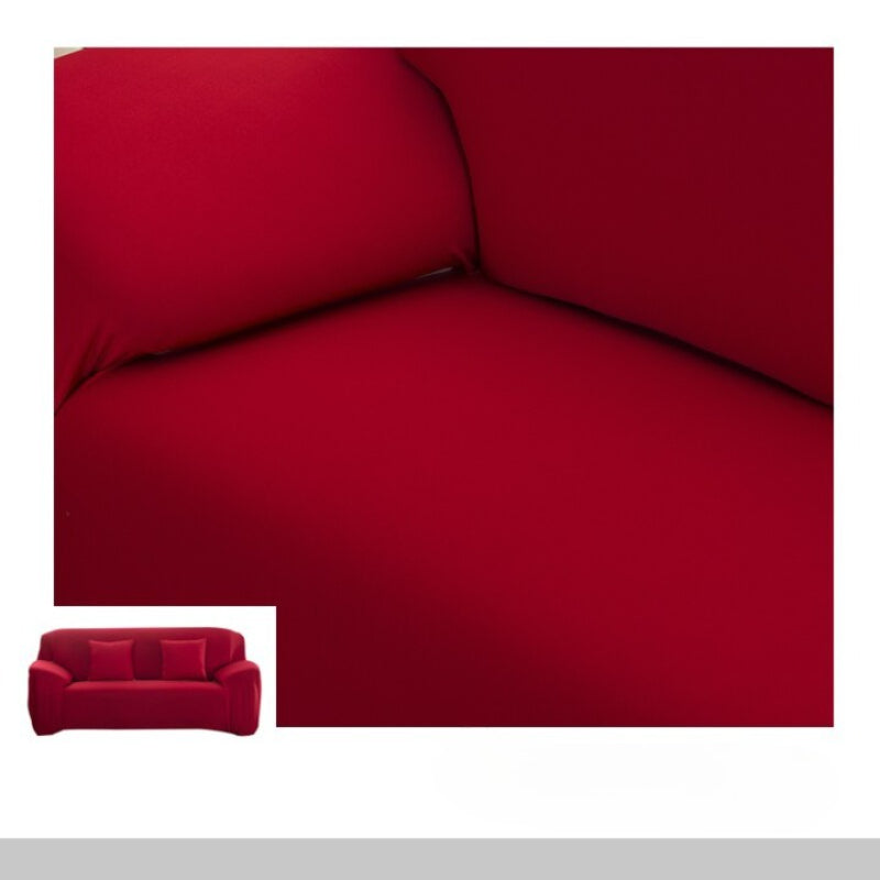 Solid Color Stretch Sofa Cover For Living Room