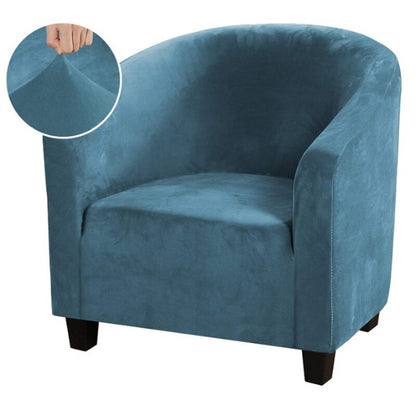 Velvet Club Chair Covers For Armchairs