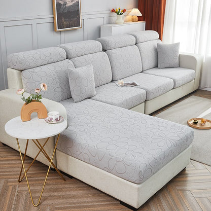 Elastic Sofa Seat Solid Color Covers