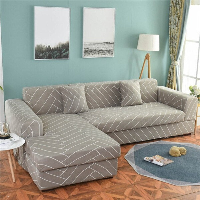 Geometry Elastic Stretch Sofa Covers