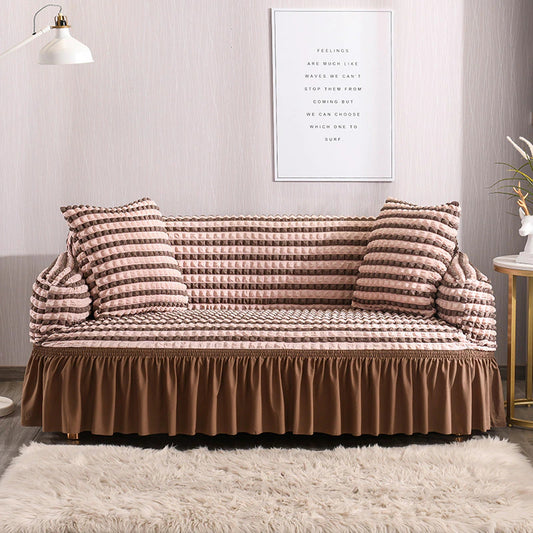 Striped Printed Stretch Sofa Cover