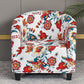 Printed Stretch Club Chair Slipcover Sofa Cover