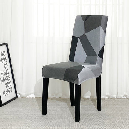 Printed Geometry Slipcover For Chair