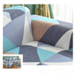 Cross Pattern Corner Sofa Cover For Living Room