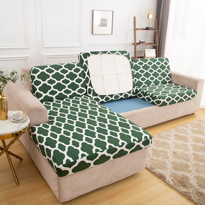 Stretch Cushion Covers Printed Sofa Seat Cover