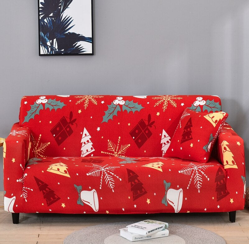 Stretch Elastic Floral Printed Sofa Covers For Living Room