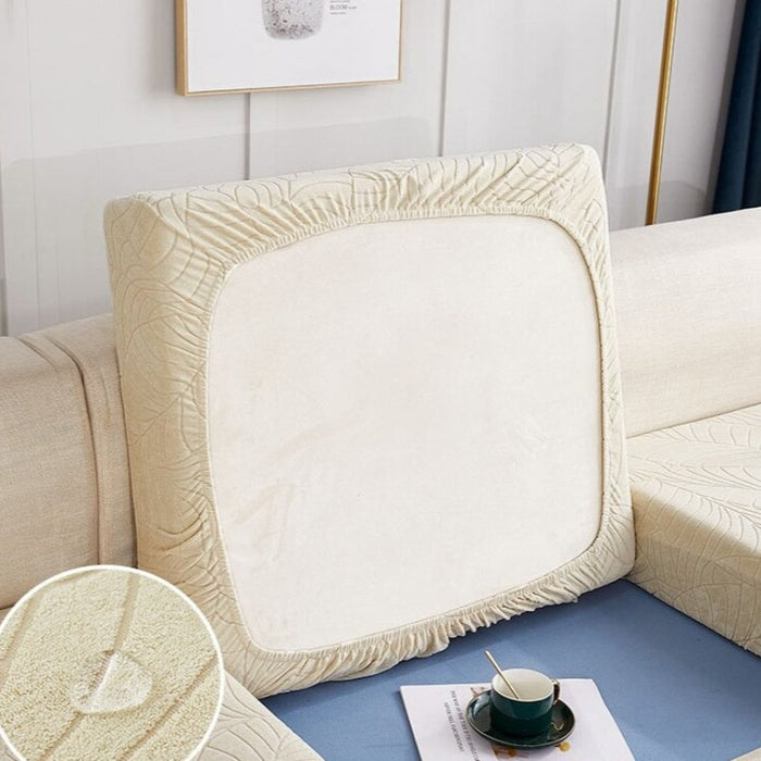 Thick Jacquard Waterproof Sofa Seat Cushion Covers