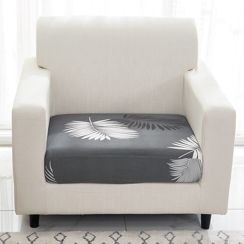 Elastic Solid Floral Printing Colorful Sofa Seat Covers