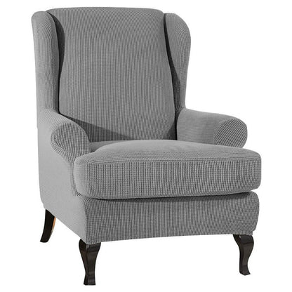 Sloping Arm Wing Back Chair Cover