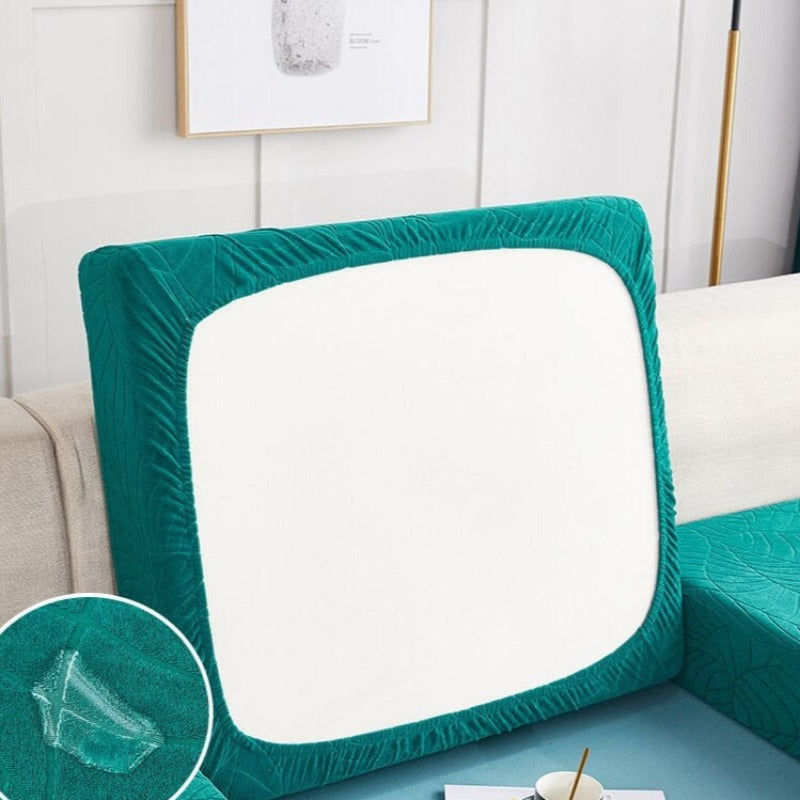 Thick Jacquard Waterproof Sofa Seat Cushion Covers