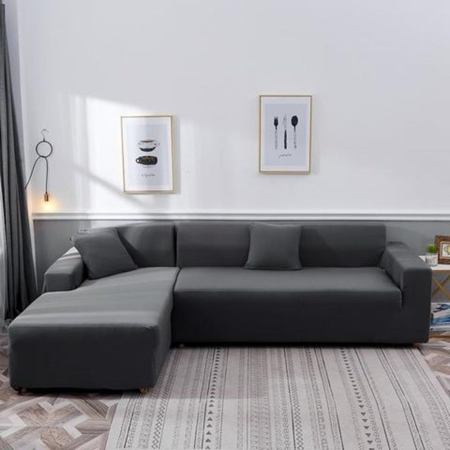 Dark Grey Waterproof Sofa SlipCover.