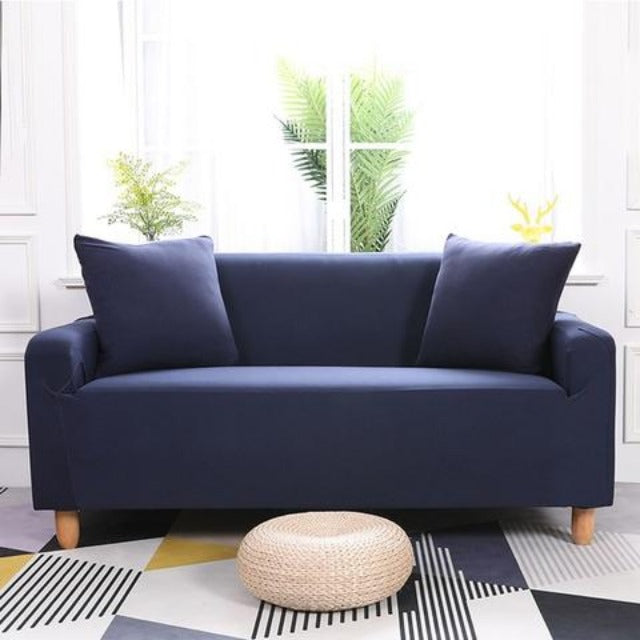 Navy Blue Waterproof Sofa SlipCover.