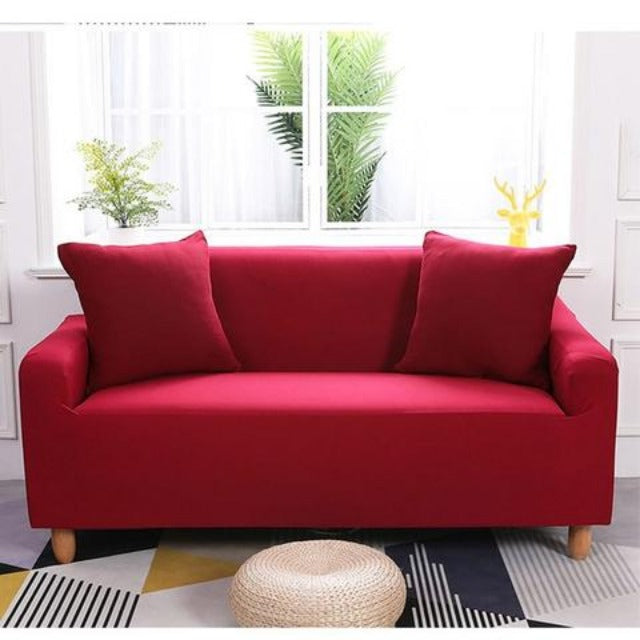Red Waterproof Sofa SlipCover.