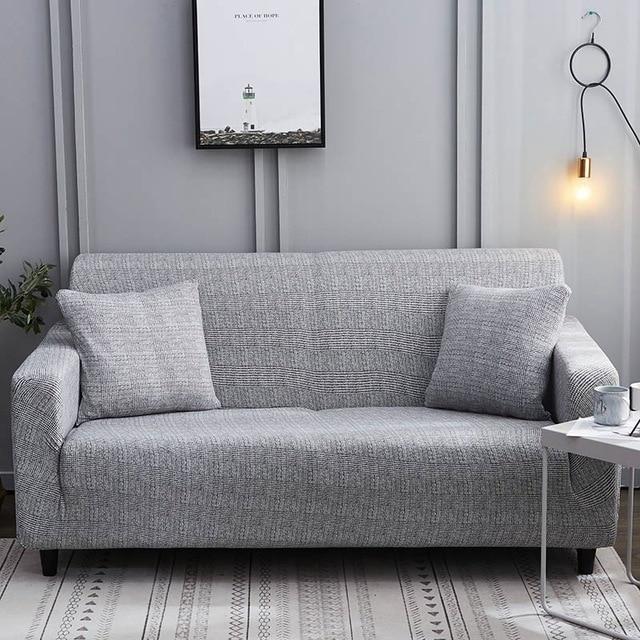 Grey Waterproof Sofa SlipCover.