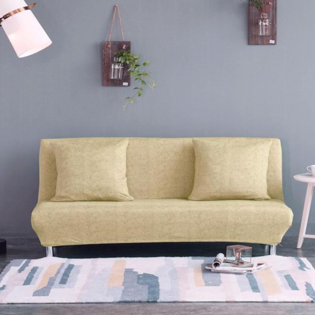 Solid Color with Texture Sofa Bed Slipcover