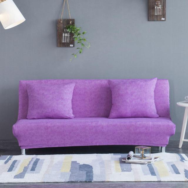 Solid Color with Texture Sofa Bed Slipcover