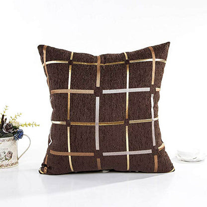 Grid Patterned Cushion Covers