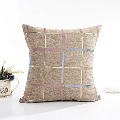 Grid Patterned Cushion Covers