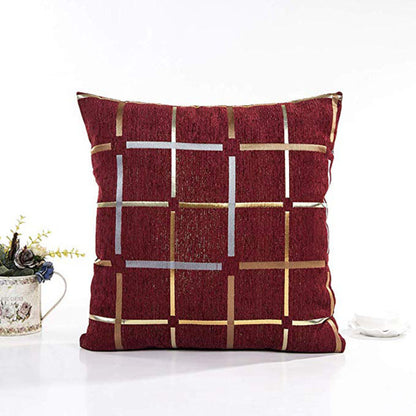 Grid Patterned Cushion Covers