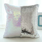 Double Colored Sequin Cushion Covers